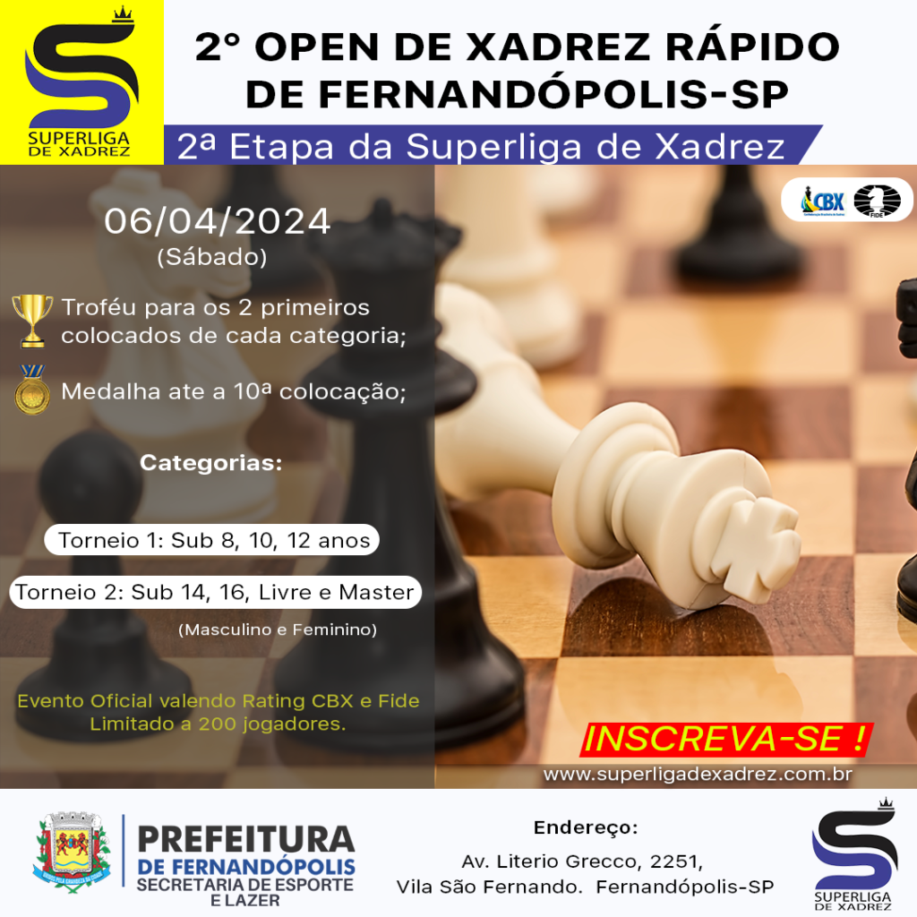 Etapa 2 - Superliga de Xadrez